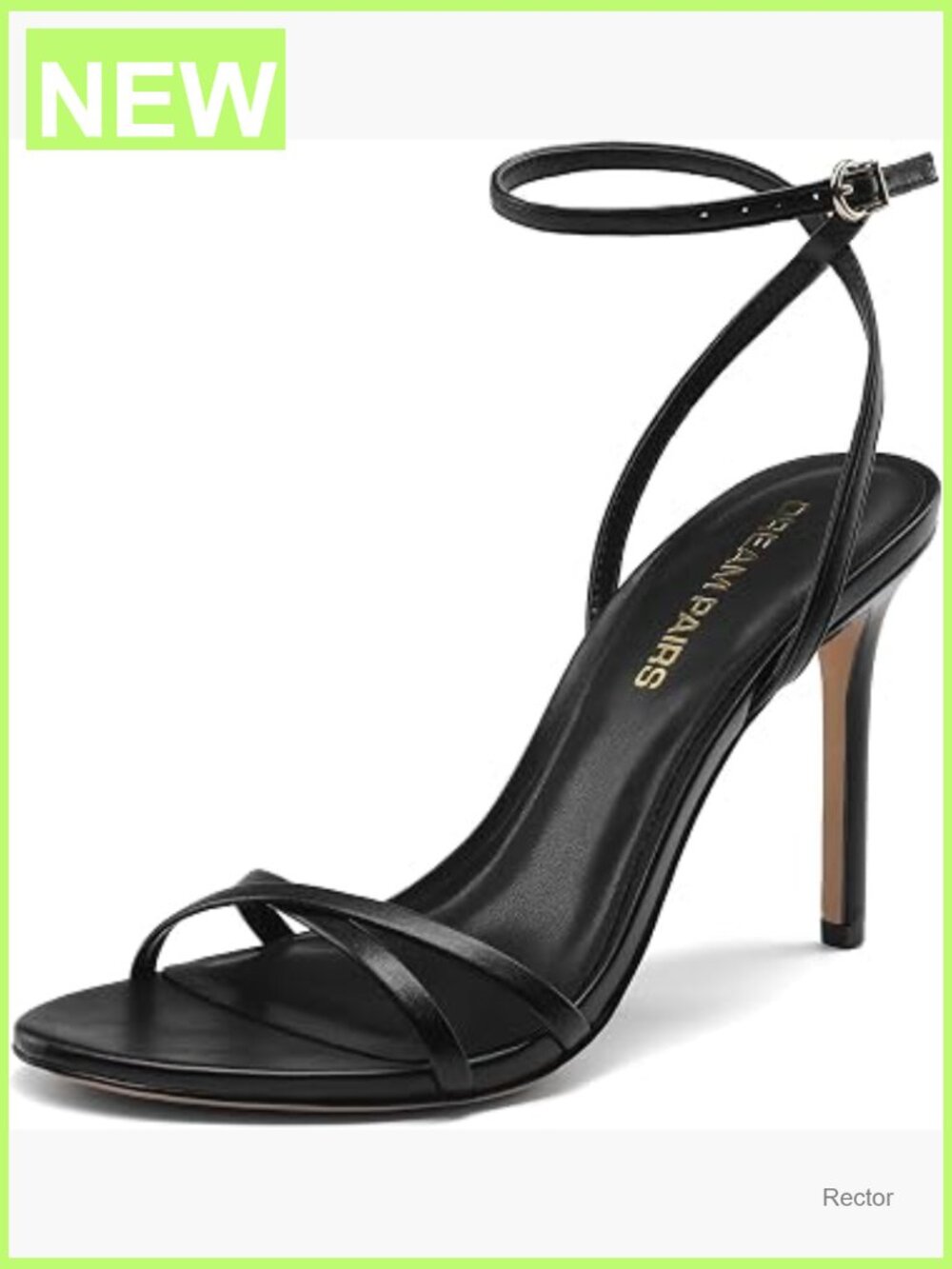 Stiletto Heels Strappy Open Toe Ankle Strap Dress Sandals Elegant High Heel